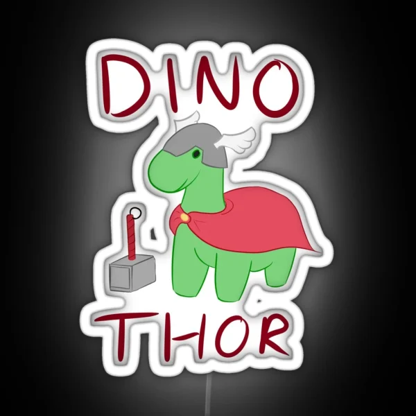 Dino Thor RGB Neon Sign