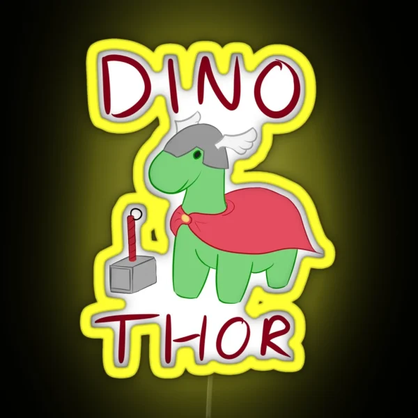 Dino Thor RGB Neon Sign