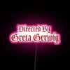 RGB Neon Art Sign Inspired by Greta Gerwig's Film Direction