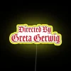 RGB Neon Sign Inspired by Award-Winning Filmmaker Greta Gerwig Direction