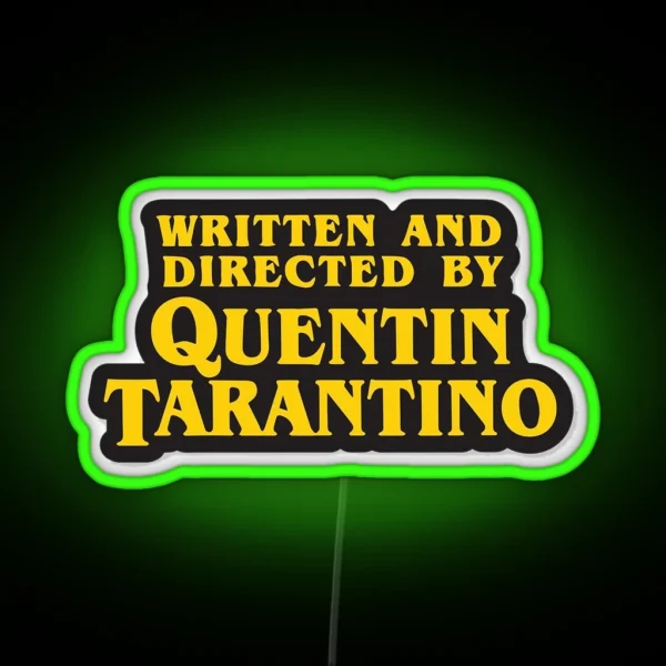 Directed By Tarantino RGB Neon Sign
