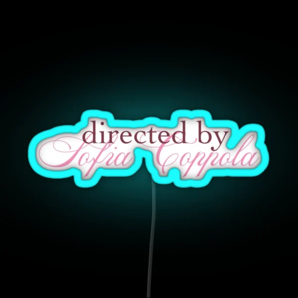 Directed RGB Neon Sign