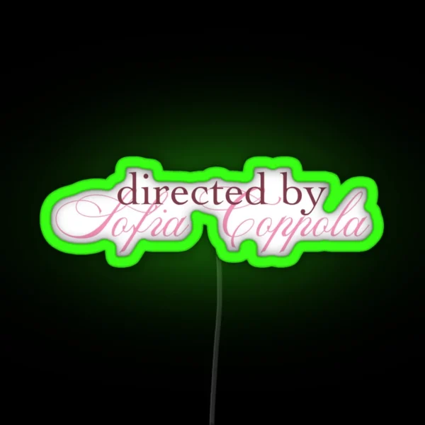 Directed RGB Neon Sign