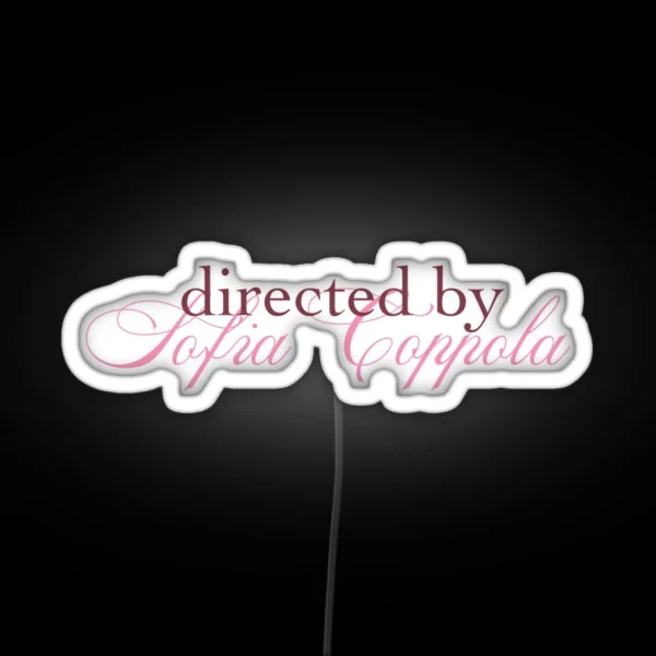 Directed RGB Neon Sign