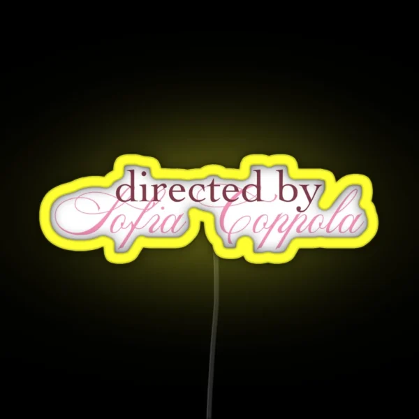 Directed RGB Neon Sign