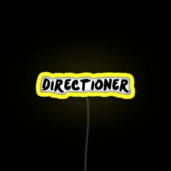 Directioner Led RGB Neon Sign