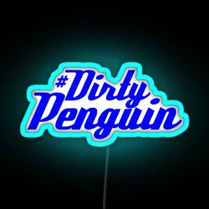 Dirty Penguin RGB Neon Sign