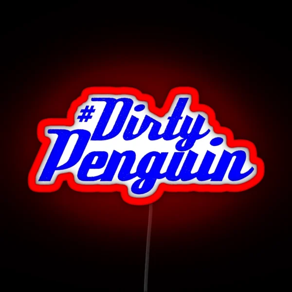 Dirty Penguin RGB Neon Sign