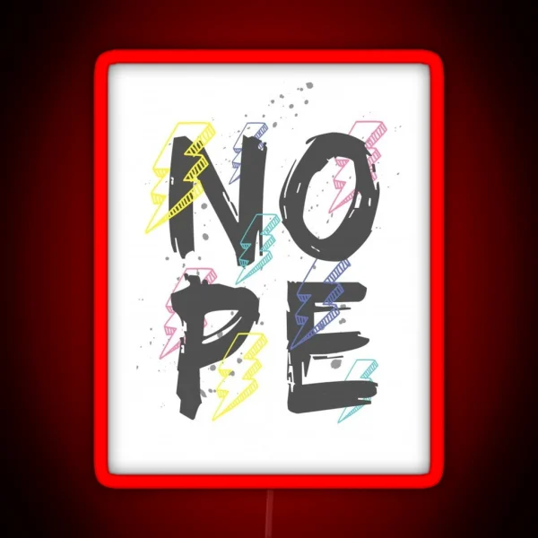 Disapprove RGB Neon Sign