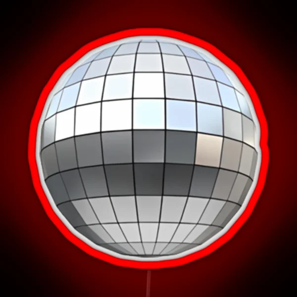 Disco Ball Emoji RGB Neon Sign