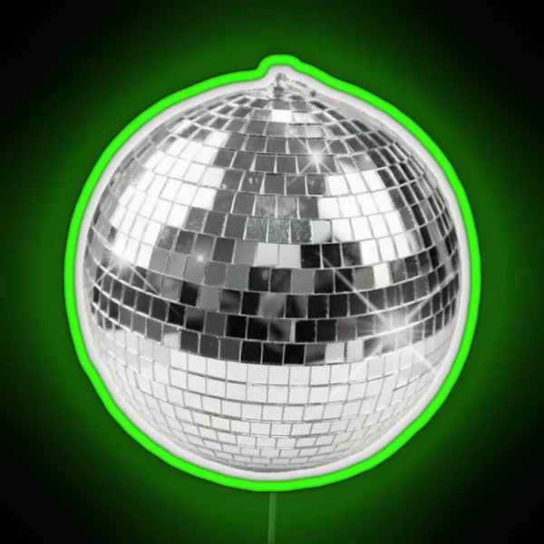 Discoball RGB Neon Sign