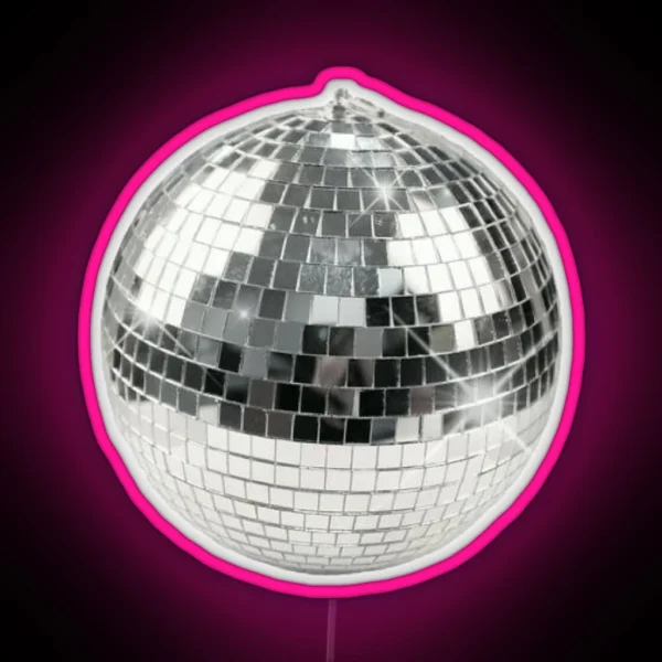 Discoball RGB Neon Sign