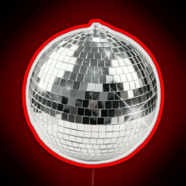 Discoball RGB Neon Sign