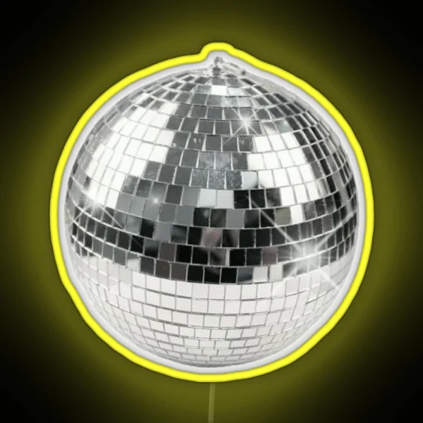 Discoball RGB Neon Sign