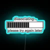 RGB Neon Sign for Gaming and Tech Enthusiasts' Workspace Decor