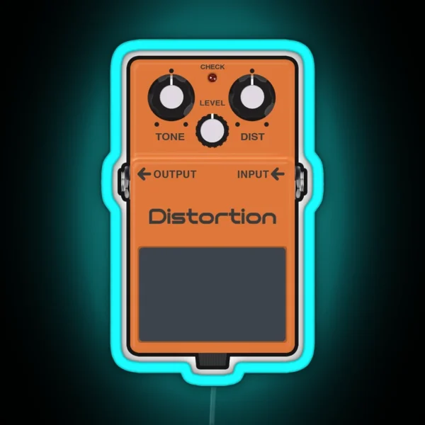 Distortion RGB Neon Sign