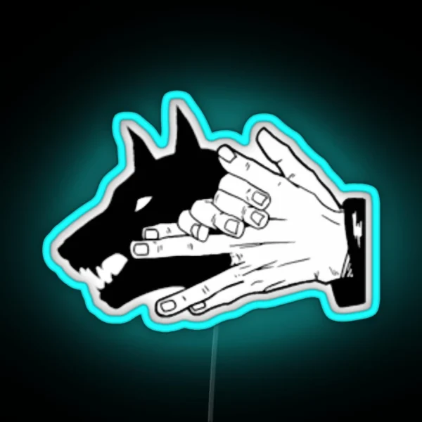 Divine Dogs Black Jujutsu Perfect Gift Anime RGB Neon Sign