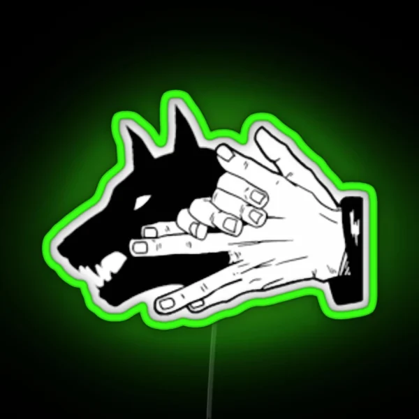 Divine Dogs Black Jujutsu Perfect Gift Anime RGB Neon Sign
