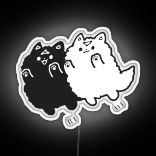 Divine Dogs Chibi RGB Neon Sign