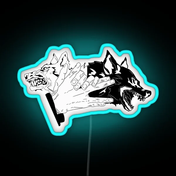Divine Dogs RGB Neon Sign