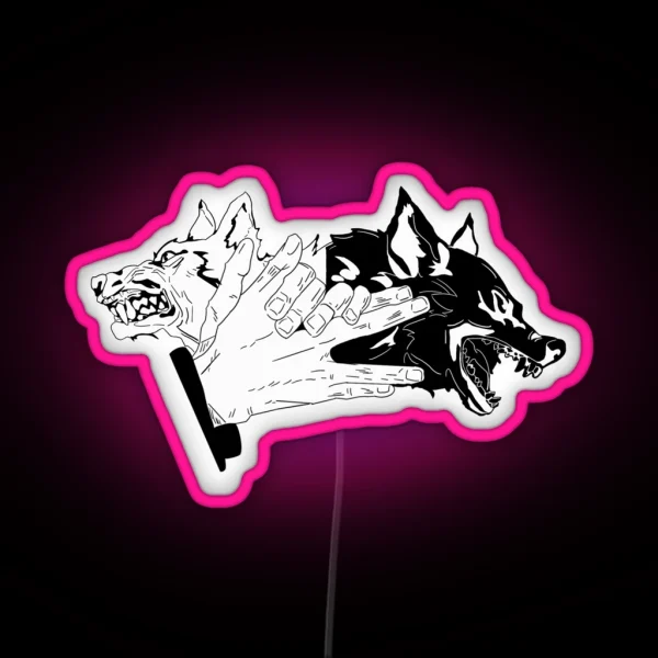 Divine Dogs RGB Neon Sign