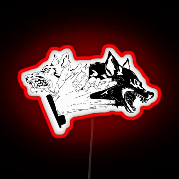 Divine Dogs RGB Neon Sign