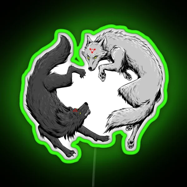 Divine Dogs RGB Neon Sign