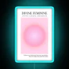 Neon Goddess Energy Sign for Spiritual Women's Meditation Space Ambiance