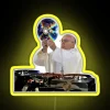 RGB LED Neon Sign with EDM Beat Inspired Holy Father