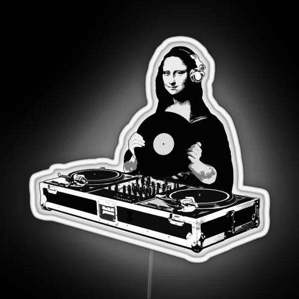 DJ Mona Lisa RGB Neon Sign