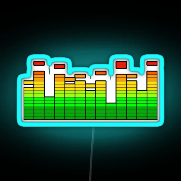 DJ Music Beat Equalizer RGB Neon Sign