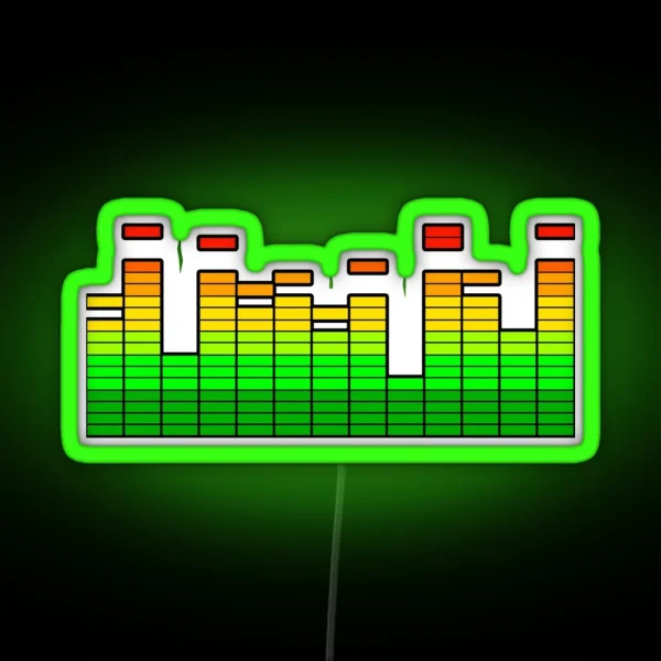 DJ Music Beat Equalizer RGB Neon Sign