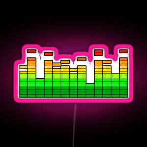 DJ Music Beat Equalizer RGB Neon Sign