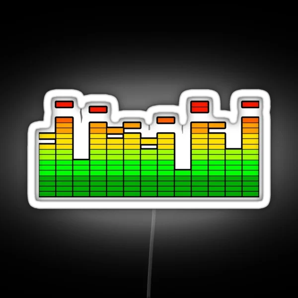 DJ Music Beat Equalizer RGB Neon Sign
