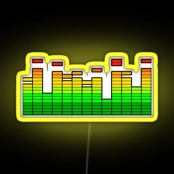 DJ Music Beat Equalizer RGB Neon Sign