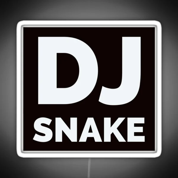 DJ Snake Logo RGB Neon Sign