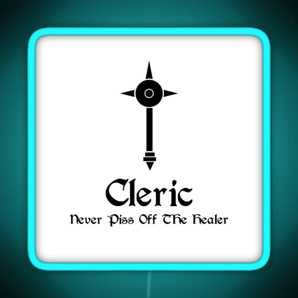 Dnd Cleric RGB Neon Sign