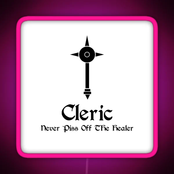 Dnd Cleric RGB Neon Sign