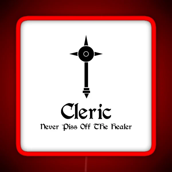 Dnd Cleric RGB Neon Sign