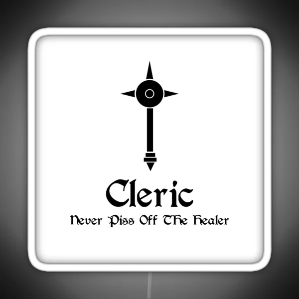 Dnd Cleric RGB Neon Sign