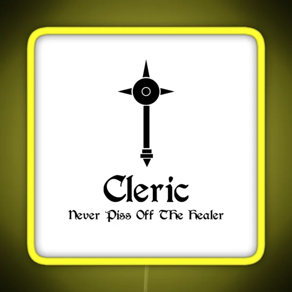 Dnd Cleric RGB Neon Sign