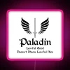 RGB Neon Sign for Dungeons and Dragons Paladin Inspiration Decor