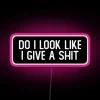 RGB Neon Sign with Humorous Biker Quote LED Display