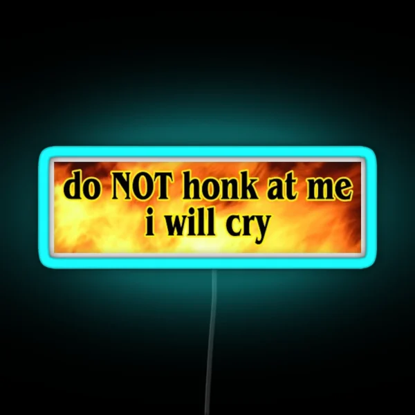 Do NOT Honk RGB Neon Sign