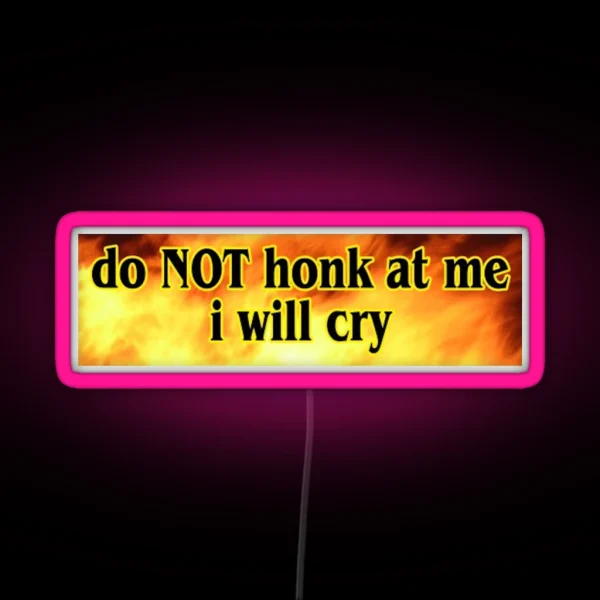 Do NOT Honk RGB Neon Sign