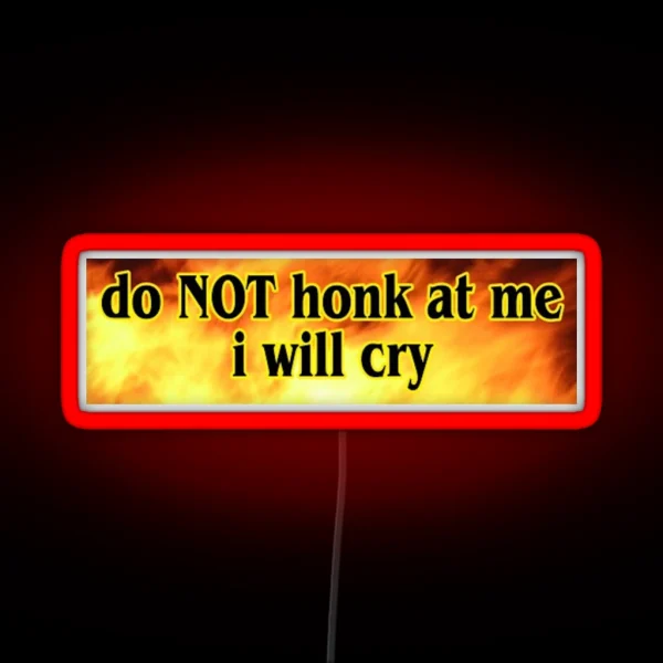 Do NOT Honk RGB Neon Sign