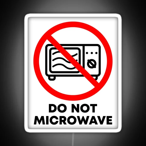 Do Not Microwave RGB Neon Sign