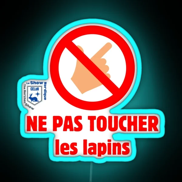 Do Not Touch RGB Neon Sign