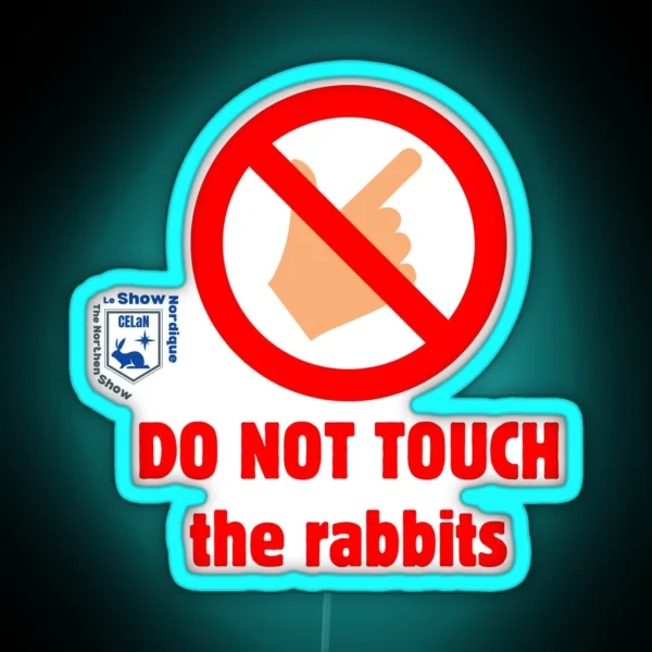 Do Not Touch RGB Neon Sign