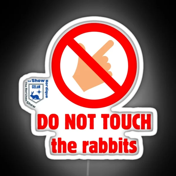 Do Not Touch RGB Neon Sign